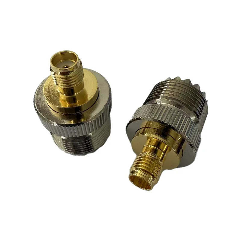 Factory Copper SMA/UHF-KK Adapter SMA Female to N Female Adapter Connector