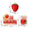 Blocs de construction-jouet spongieux à la fraise, boule faite à la main
