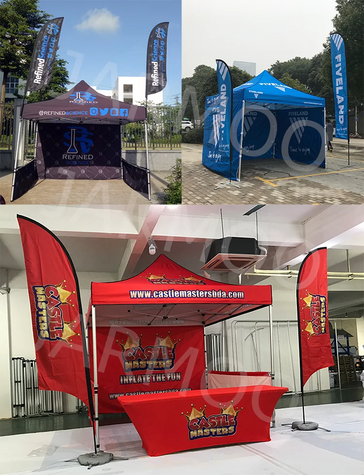 Quick Shade Custom Logo Printed For Events Outdoor 3x3 Used Aluminum Tent 10*10 Canopy