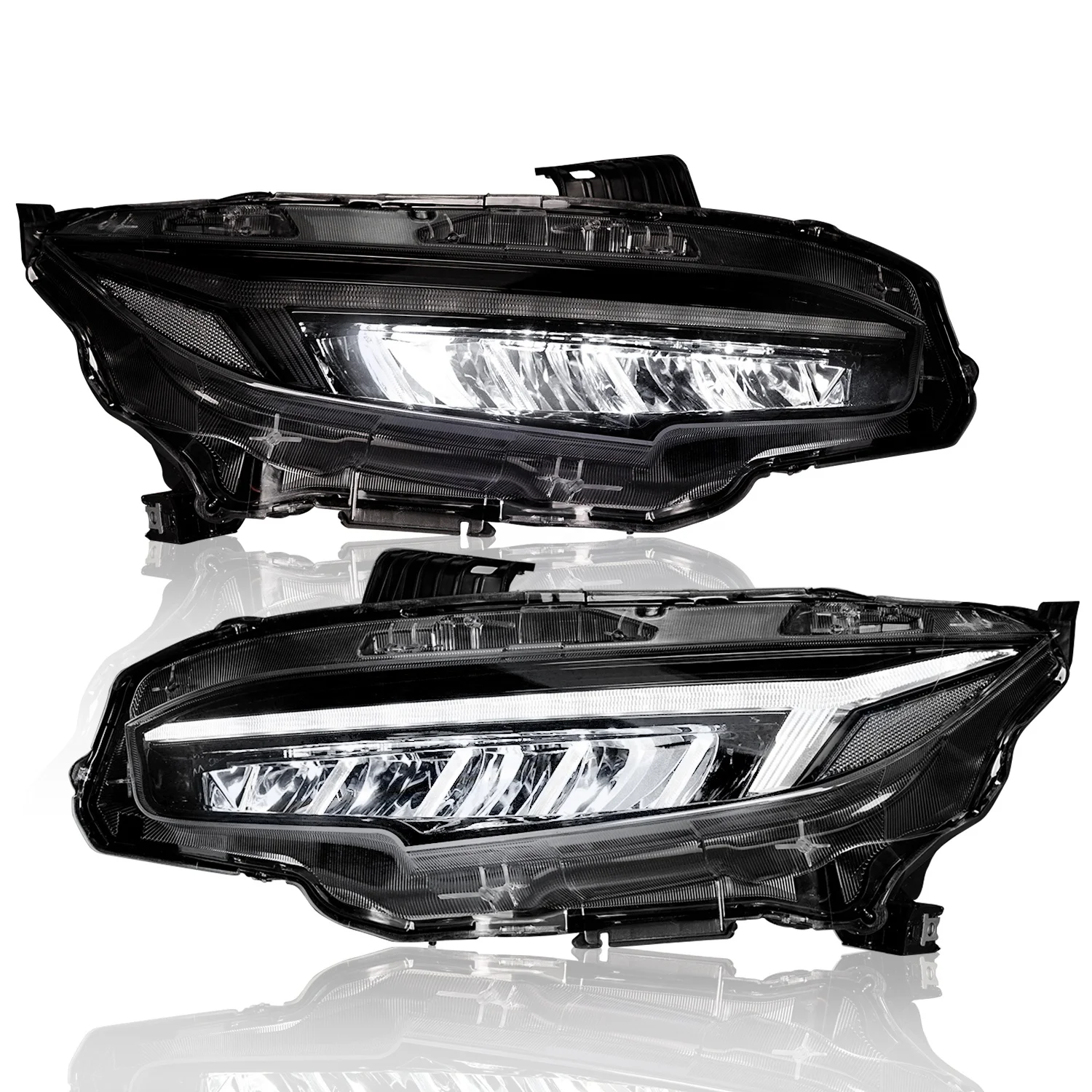 Source For honda civic headlights full LED projector headlamp