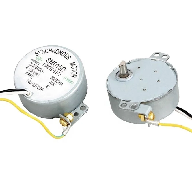 49TYD TY-50A TY-50B Synchronous Motor 4w Toy Motors for Electric Christmas Tree Motor  1/10RPM 1/3RPM