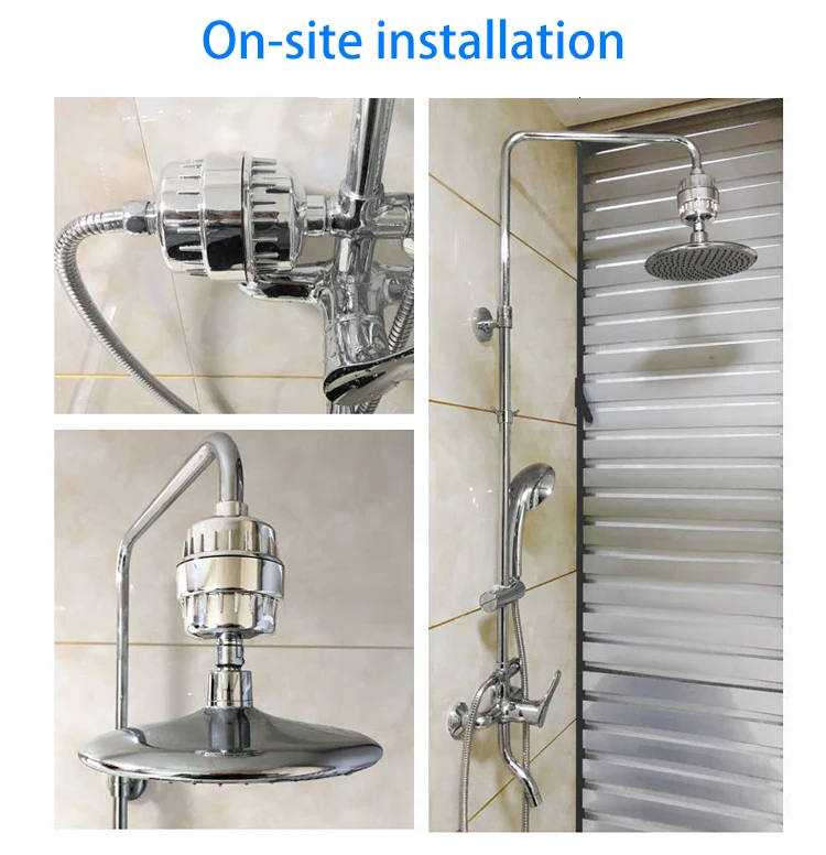 Ionic Charcoal Kdf Filter Cartridge Shower Water Filter For Shower