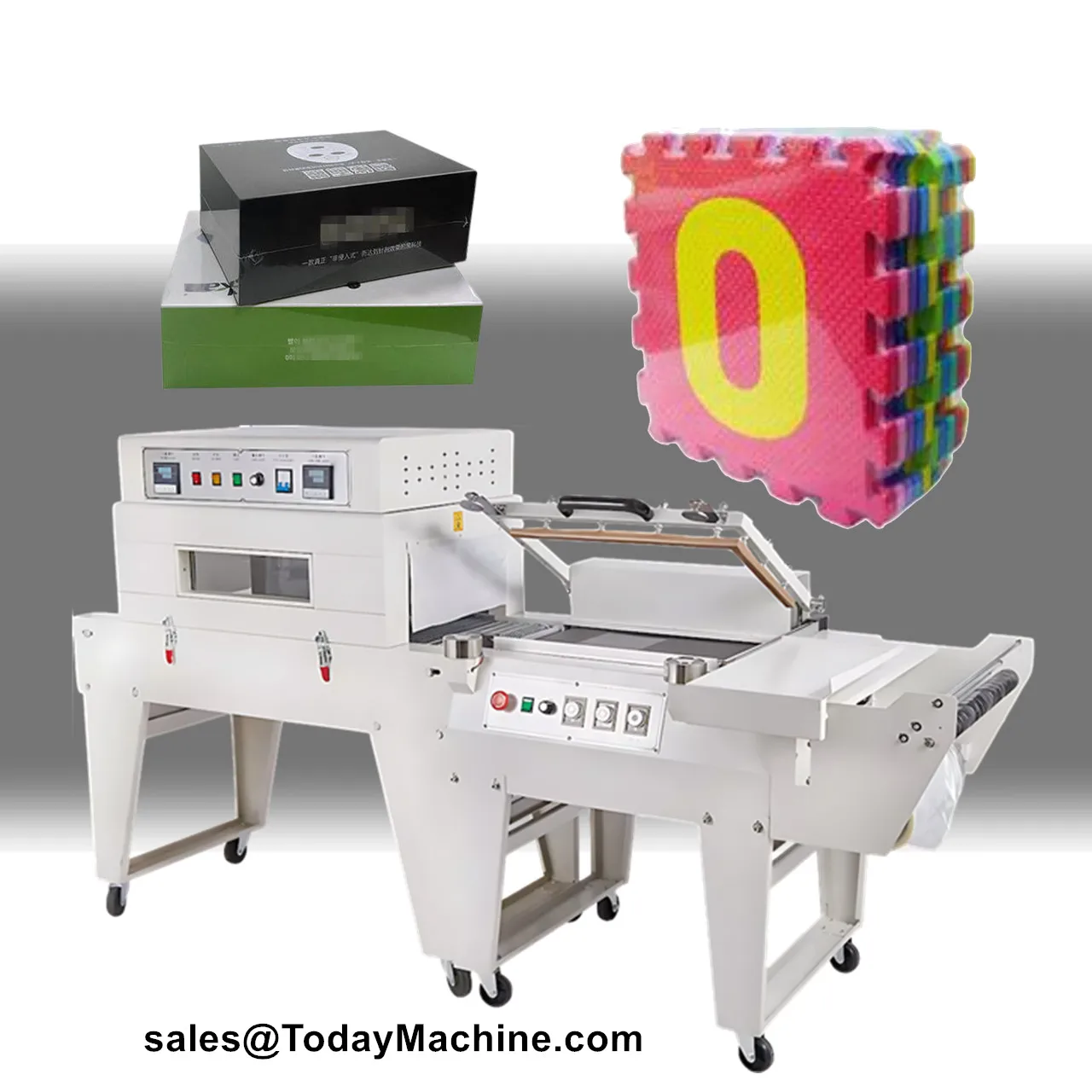 Manual L Bar Box PVC PP Film Sealer Shrink Wrapping Machine