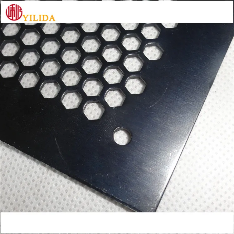 Loudspeaker Grille Honeycomb Pattern Hexagonal Perforated Metal