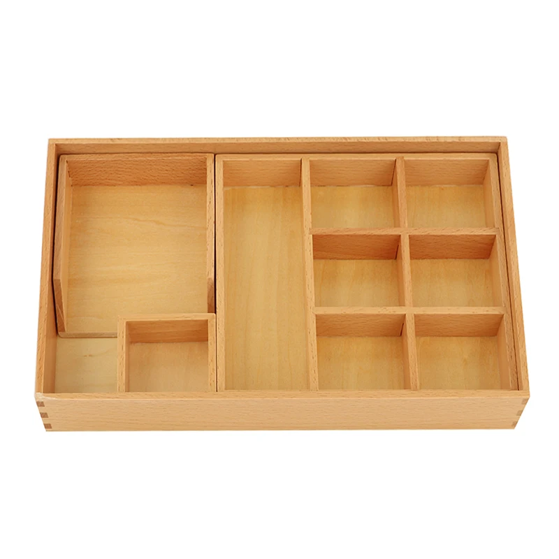 Montessori Materials: Wooden box for Storage