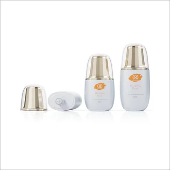Custom MS ABS PP 30ml 50ml Colorful Sunscreen Cream Hand Cream Plastic Squeeze Bottle with Twist Cap