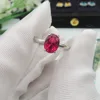 Red corundum