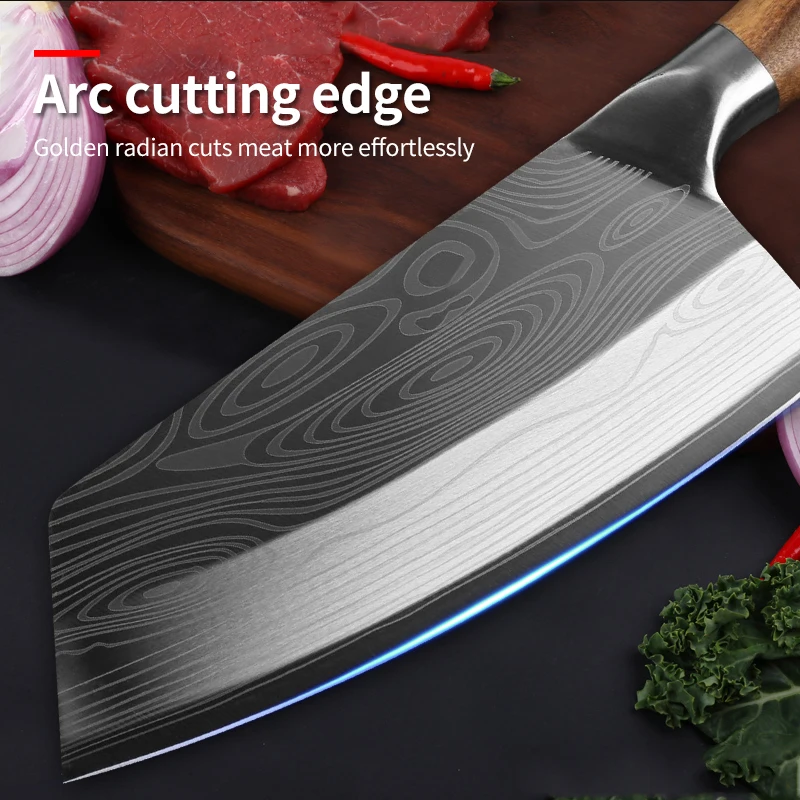 Нож топорик шеф повара Slicing Knife 20 см