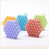 Hexagonal hairbrush