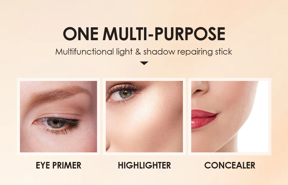 O.TWO.O New Arrival Glow Lift Light Shadow Contour Stick 4 Colors options modify the contour Wholesaler
