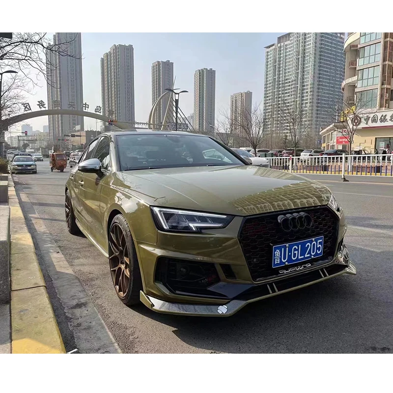 A4 B9 Body Kit Bumper And Lip With Grille For Audi A4 B9 Body Kit ...