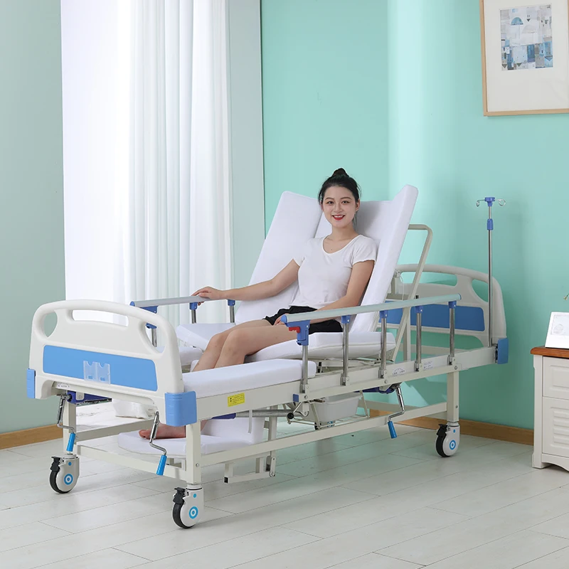 Jiadun Factory Direct Sales Nursing 3 Function Electric Sunrise Medical Hospital Bed
