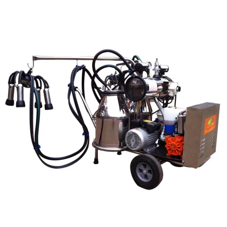 Solar Energy Fully Automatic Goat Single Trolley Bucket Milking Machine Price