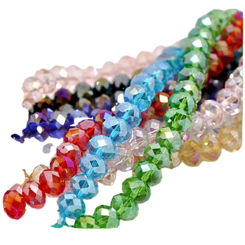 Assorted Color Diy Jewelry High-end Rondelle Crystal Beads Wholesale - Buy  Crystal Beads Wholesale,Rondelle Beads Wholesale,Rondelle Crystal Beads  Product on Alibaba.com