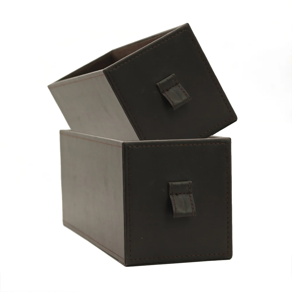 Leather drawer box Leather storage box Home matching box RCA-121*131