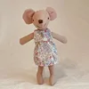 Vestido floral "Mom-Crush" con diseño de ratón de 15 cm.