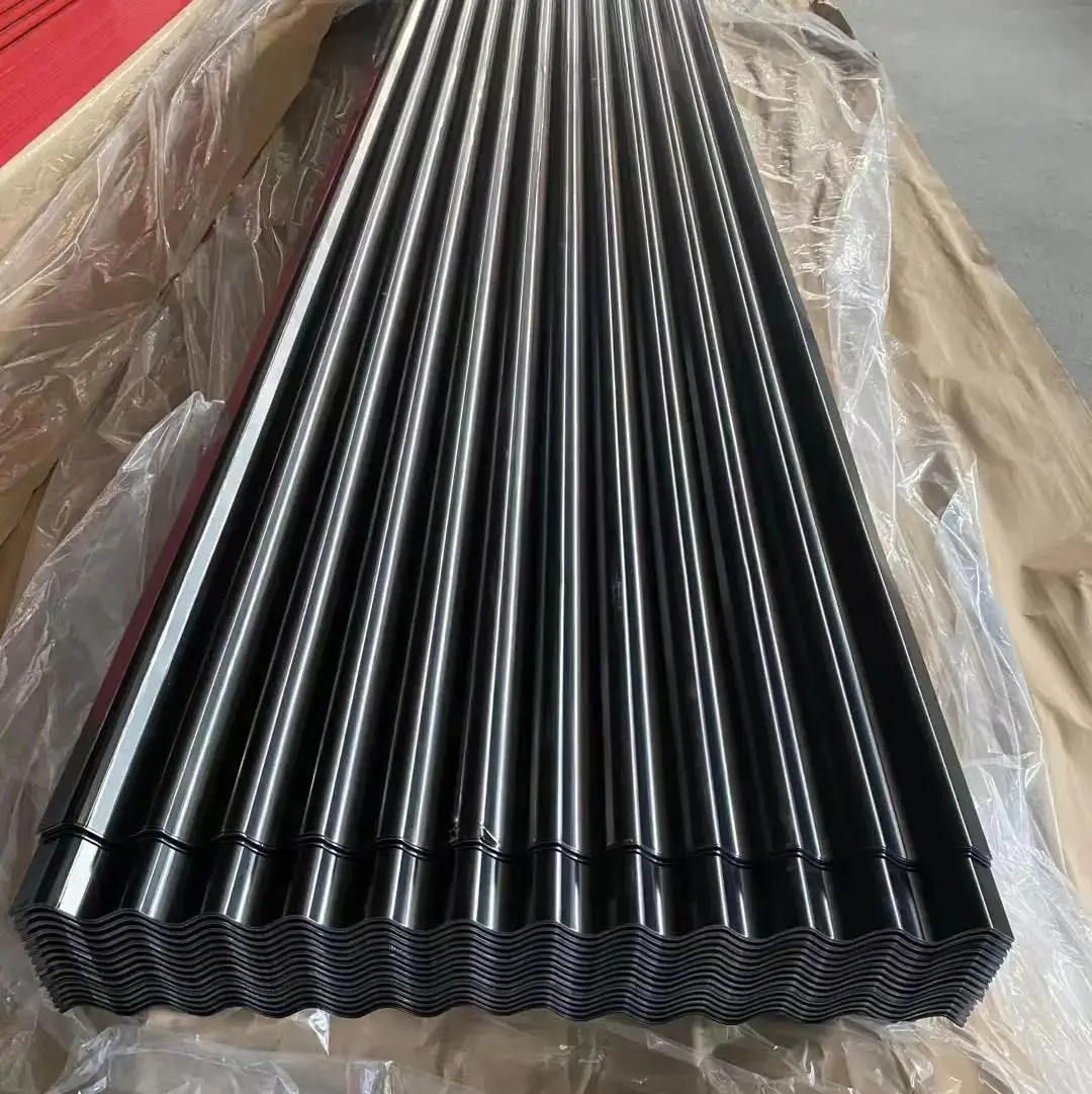 Aluminium Zinc Coated Corrugated Prepainted Galvanized Steel Roofing Sheet  Color Coated Metal Roofing Sheet ASTM Cut Welded