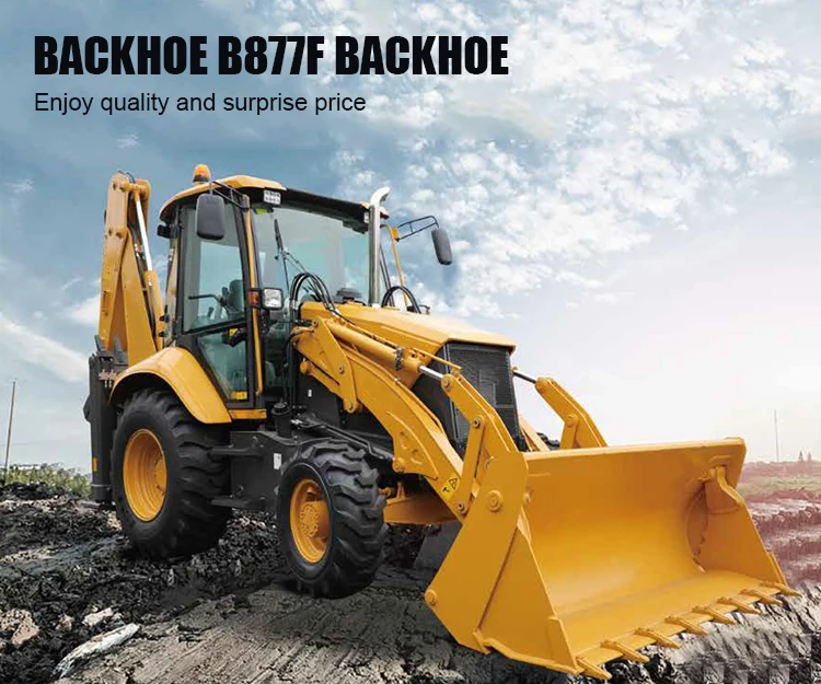 2024 Promotion!!! Sdlg Backhoe B877F Sdlg Retroexcavadora 1m3 General ...