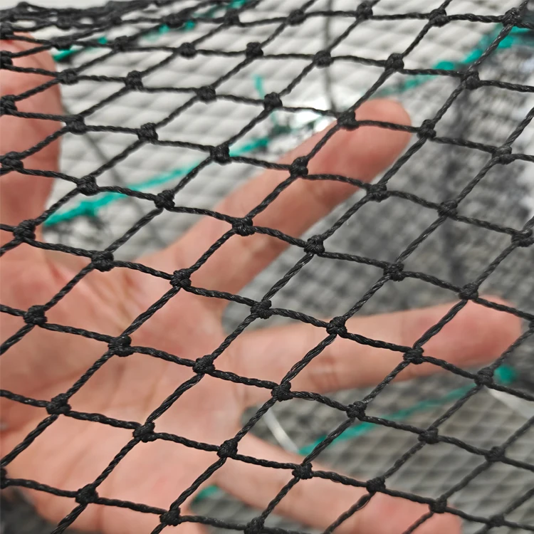Black Pe Knotted Knotless Circular Monofilament Fishing Traps Crab Black Pe Knotted Knotless Circular Monofilament Fishing Traps Crab