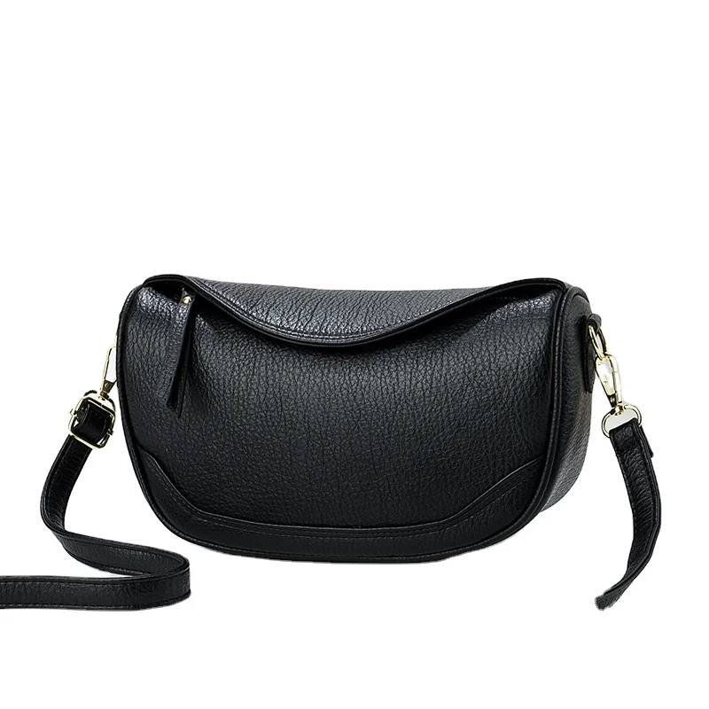 Dumpling Bun 2024 Summer solid color versatile women's one shoulder crossbody bag