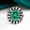 adjustable size Parra green ring