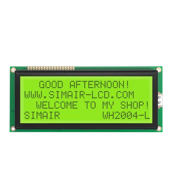 WINSTAR Original Stock,WH2004L-YYH-ET# Character LCD Module,LCD Display Screen,5V Yellow