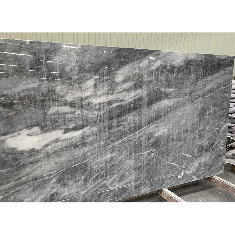 product italian ice grey marble slab tiles for interior decoration-0