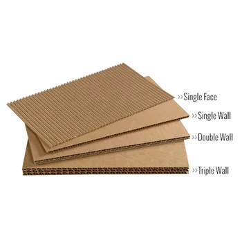 Custom Corrugated Board Carton Box Sheet Recycled Cardboard ...