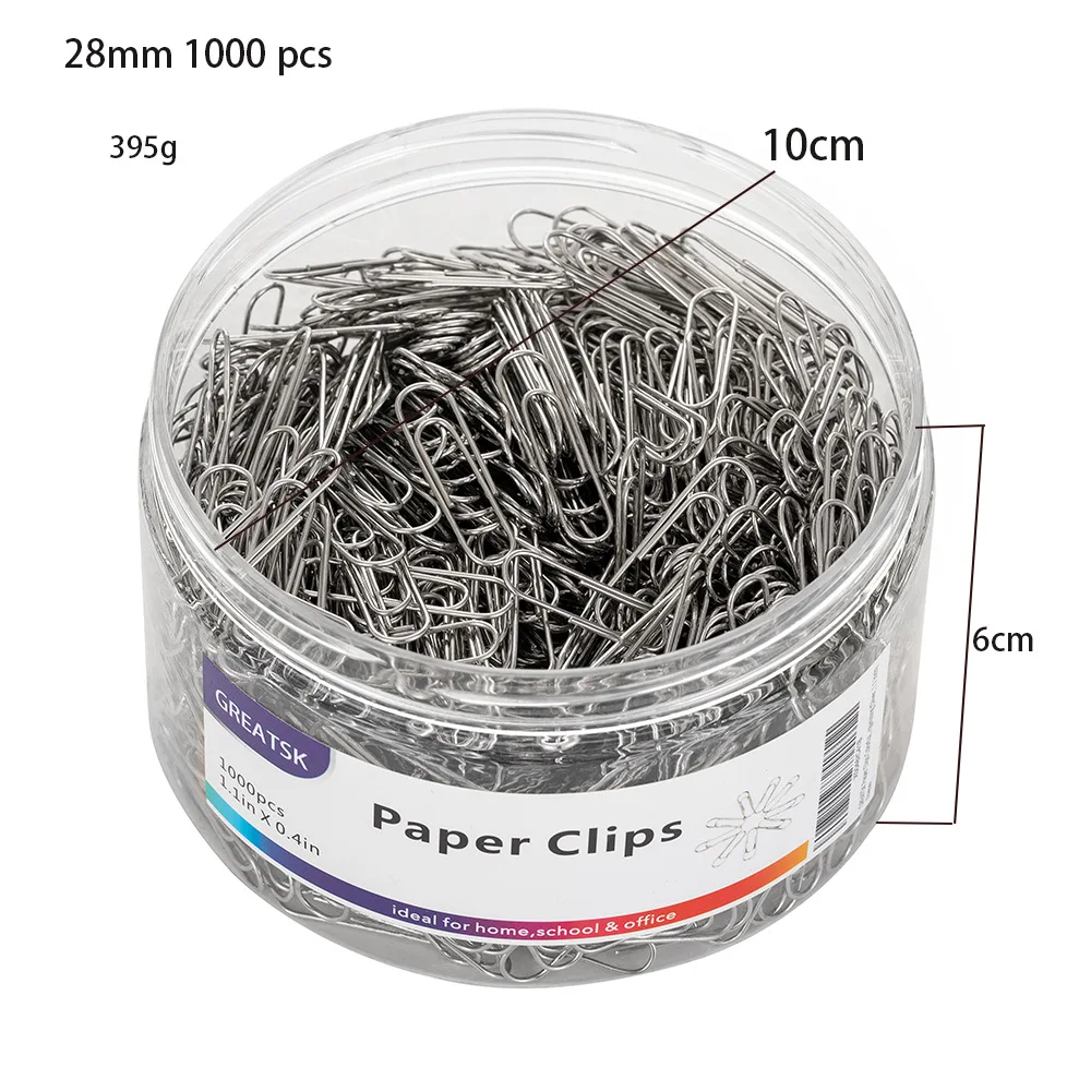 Hot Wholesale Custom Logo Reusable Colorful Paper Clips in Office Stationery Promotional Business Gifts