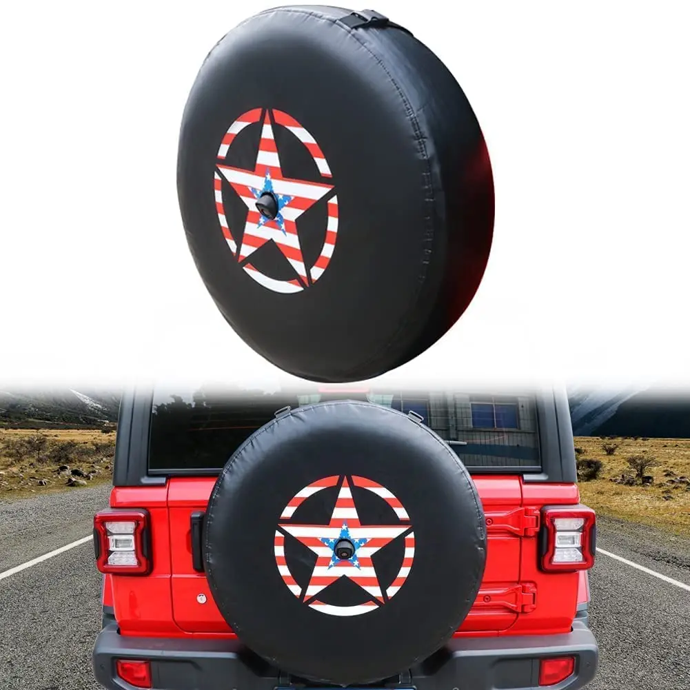 Color Star Pattern Thickening Leather Spare Tire Wheel Cover With Backup  Camera For Jeep Wrangler Jl Accessories 2020 - Buy Spare Tire Cover,For Jeep  Wrangler Jl Tire Cover,Wheels&tires And Accessories Product on