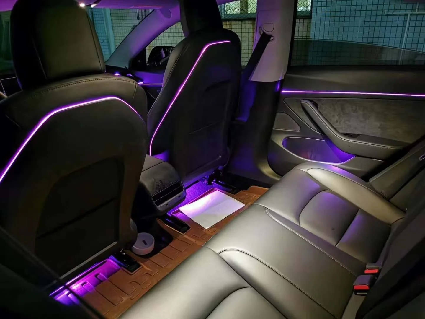 Led Auto Lighting System Atmosphere Lighting Inter Car Ambient Light for Tesla Model 3