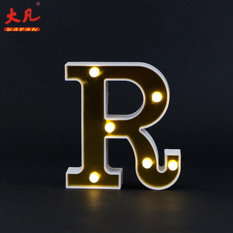 Wholesale diy pharmacy illuminated led plastic light making build bulb sign  letter Alphabet arabic number marquee Lights 3D Led Letter Si From 