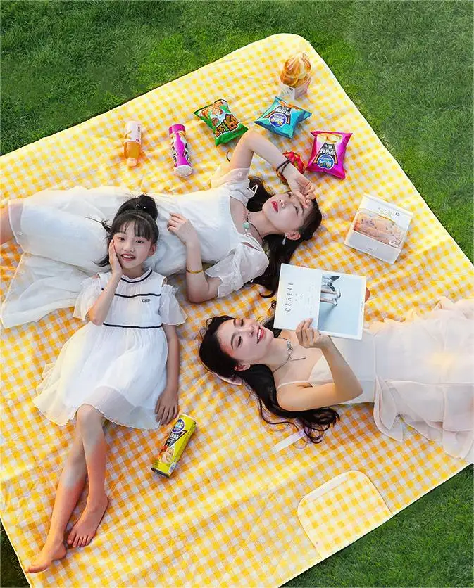 Large Picnic Mat Beach Blanket Sand proof Beach Mat Waterproof Quick Drying Outdoor Picnic Mat Travel Camping Hiking Park Lawn details