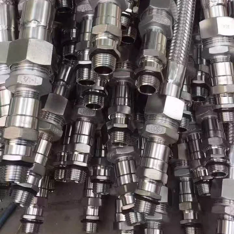 Customizable 304 Stainless Steel Metal Threaded Bellows Competitive Price Steam Braided Pipe Rubber Hoses Looper Nut Cutting