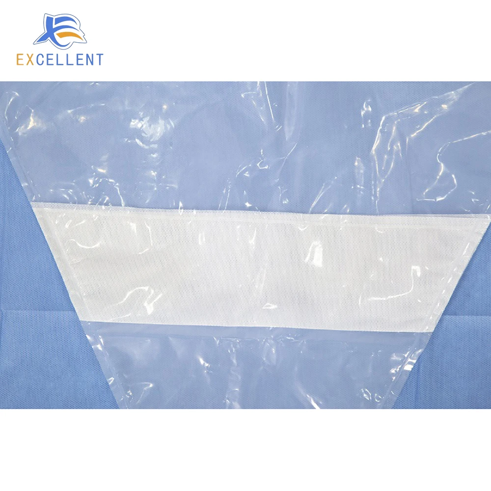Medical Single Use EO Sterilized Surgical Drape SMS Nonwoven Disposable Craniotomy Surgical Drape for Hospital Use