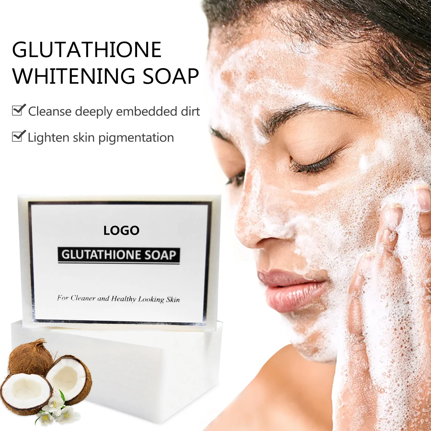 Private Label Original Perfect White Glutathione Whitening Soap