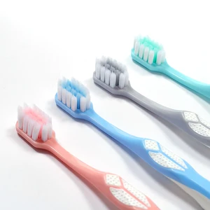 Wholesale Customizable OEM Adult Toothbrushes High Quality Soft Biodegradable Oral Care Gum Friendly Plastic Toothbrushes
