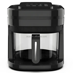 AOJA New Compact Glass Pot Air Fryer Grill Digital Control App-Control Digital Touch Screen 3.5L 4.5L Capacity CE GS ETL UKCA