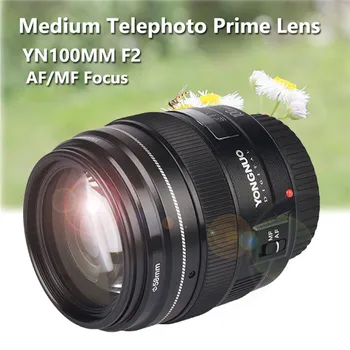 High-Quality YONGNUO YN100mm F2 Camera Large Aperture Lens for DSLR Cameras detail image