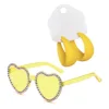 8197-PJ Eyeglasses and Earrings