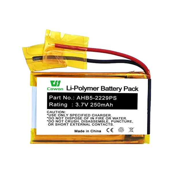 3,7 V 250 mAh Jabra Pro 900 trådløs hodetelefon 502030 Lipo batteri