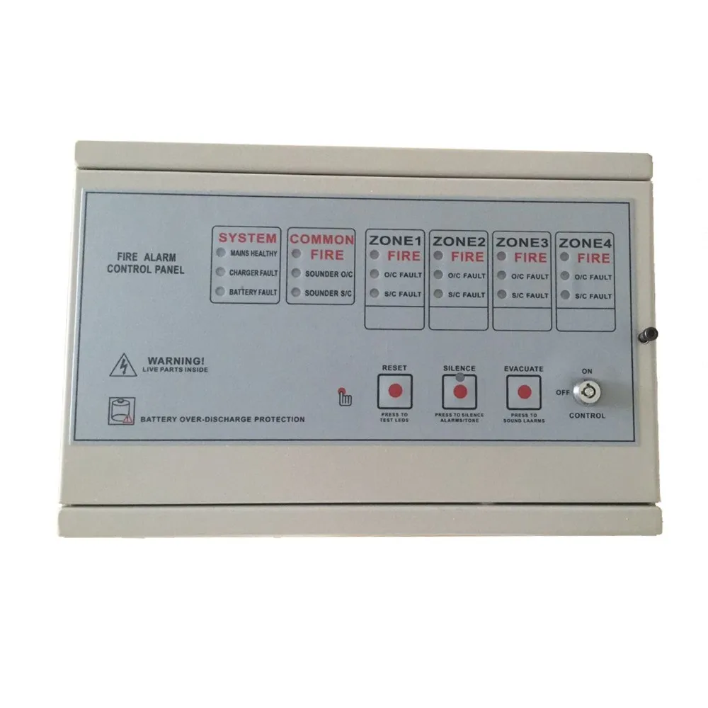 Пожарная Сигнализация По Лучшей Цене,Оборудование Для Системы Пожарной  Сигнализации,4 Зоны Управления,Адресуемая Обычная Панель Управления  Пожарной Сигнализацией Для Продажи,12 В 2 Ач * 2 Howdy - Buy ...
