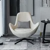 Cuscino lombare senza pelle in microfibra beige con rotazione a 360°