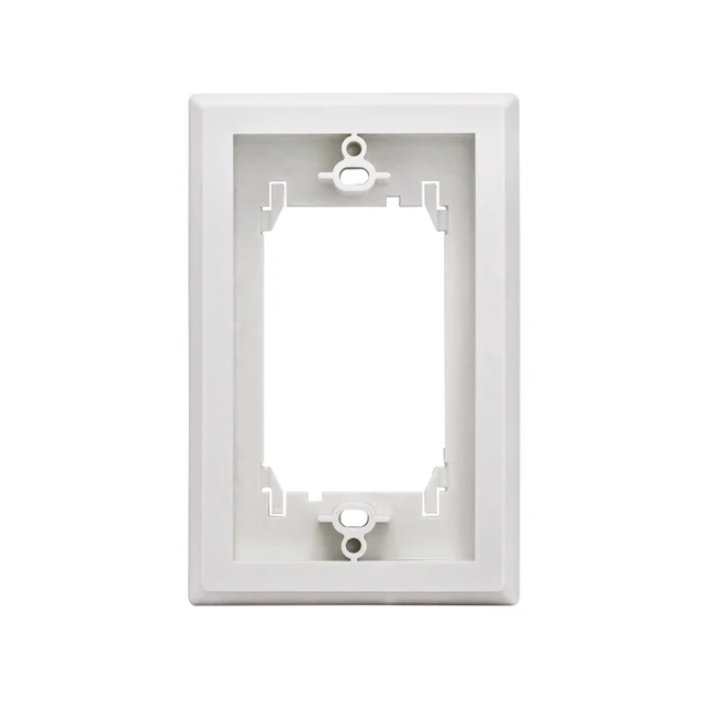 Linsky LT9605-W GFCl Shallow Wallbox Extender Plate Without Screws On the cover
