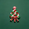 Striped candy Christmas tree