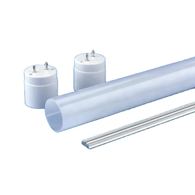 LED Tube Light Housing Assembly T8 Plastic Cover for Led Lamp