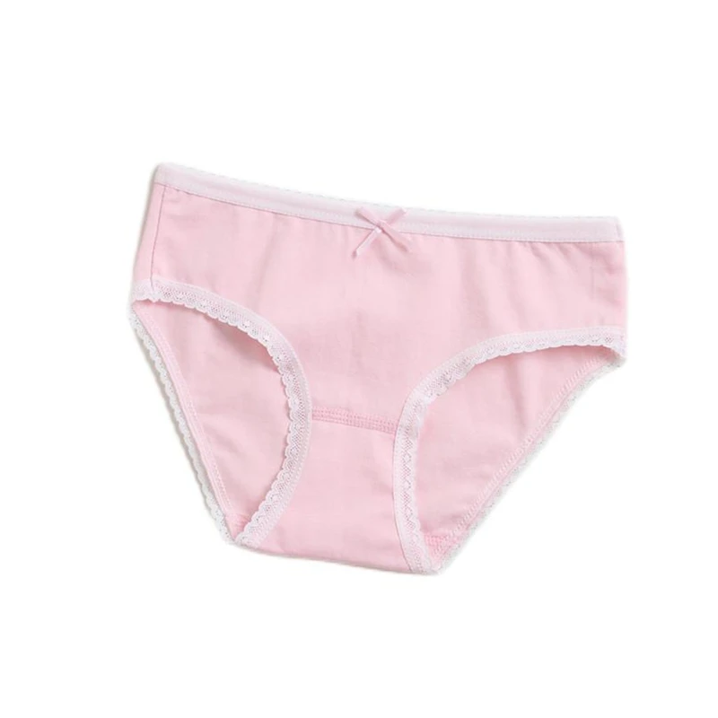 GOTS Manufacturer Hot Selling Children Underwear Kids Girls Briefs Customized Cotton Panties Underwear Kids Girls