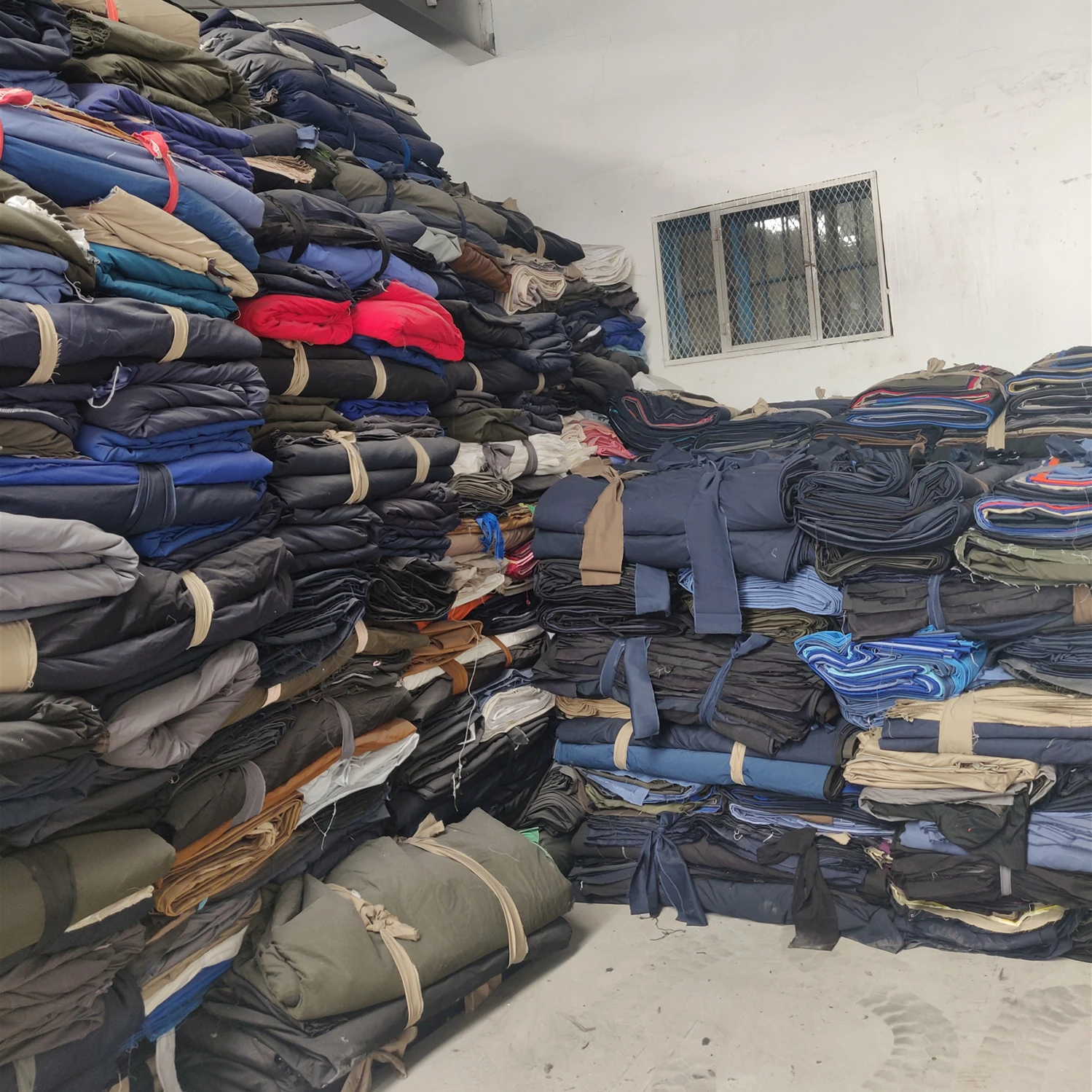 Cheap kg Price Cutting Piece Cotton Pants Fabrics for India Cotton Twill Cut Piece for Pants