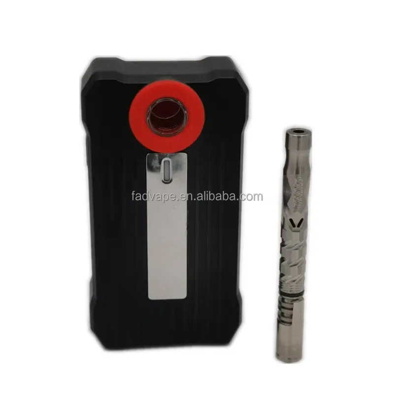 2021 new trending e magnetic induction heater box with quartz titanium dab stinger rod for dabber