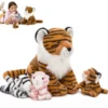 Set di peluche tigre 4 in 1